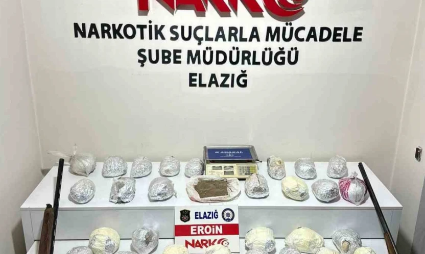 Elazığ'daki uyuşturucu operasyonunda 4 tutuklama