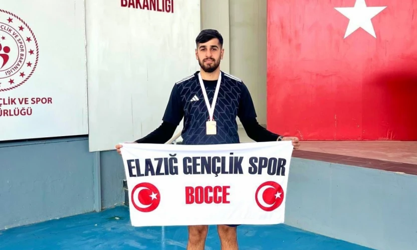 Elazığlı sporcu Türkiye 3'üncüsü oldu