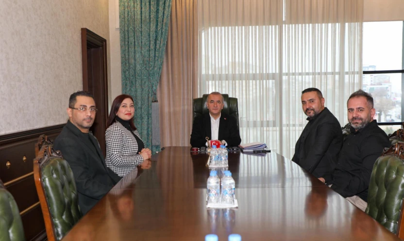 Fırat Havzası Gazeteciler Cemiyeti'nden Vali Hatipoğlu'na Ziyaret