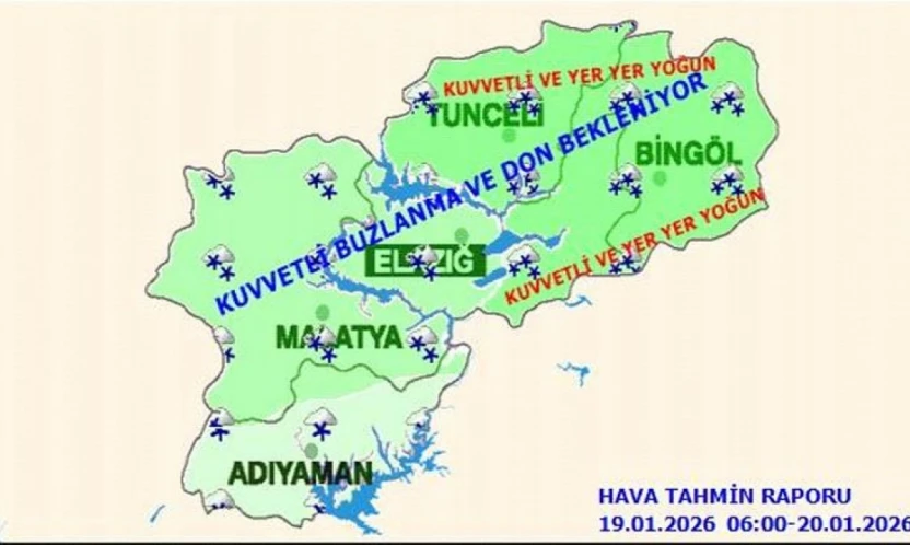 Meteorolojiden kar yağışı, buzlanma ve çığ uyarısı