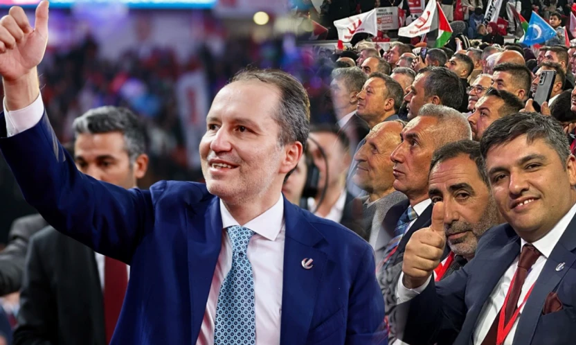 Yeniden Refah Partisi Elazığ Teşkilatından 3. Olağan Kongre Sonrası Teşekkür ve Tebrik Mesajı